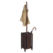 Office Star Merlot Coat Rack in Merlot 