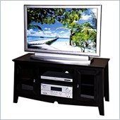 Office Star HEC 48 TV Stand w/ Side Folding Construction in Black