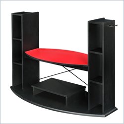 Office Star HEC 47 Gamer TV Console in Red/Purple top with Black