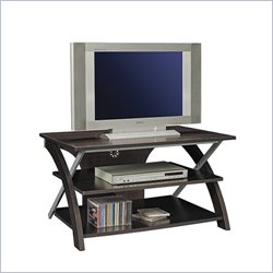Office Star HEC 36 X-Text TV Stand in Espresso