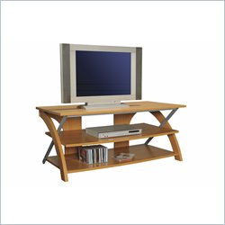 Office Star HEC 48 X-Text TV Stand in Cherry