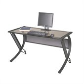 Office Star Horizon Corner & Return in Black / Bronze Glass