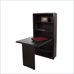 Office Star Fusion Library Desk in Espresso