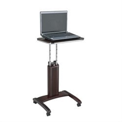 Office Star Precision Laptop Stand in Mahogany
