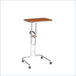 Office Star Lucent Laptop Stand in Orange Glass