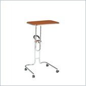Office Star Lucent Laptop Stand in Orange Glass