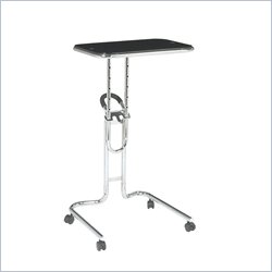 Office Star Lucent Laptop Stand in Black Glass