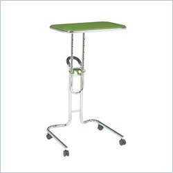 Office Star Lucent Laptop Stand in Green Glass