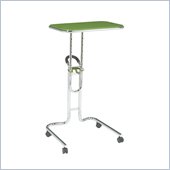 Office Star Lucent Laptop Stand in Green Glass