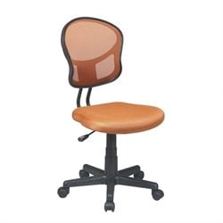 Office Star OSP Designs Seating Mesh Task Chair in Orange