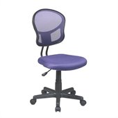 Office Star OSP Designs Seating Mesh Task Chair in Purple