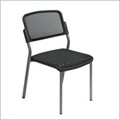 Office Star Titanium Finish Visitors ProGrid Chair (Set of 2)