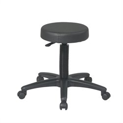 Office Star Pneumatic Drafting Chair Backless stool with Nylon Base