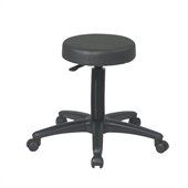 Office Star Pneumatic Drafting Chair Backless stool with Nylon Base