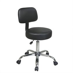 Office Star Pneumatic Drafting Chair with Vinyl Stool and Back
