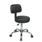 Office Star Pneumatic Drafting Chair with Vinyl Stool and Back