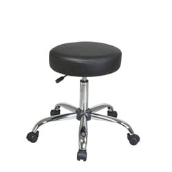 Office Star Pneumatic Drafting Chair Backless Stool with Vinyl Seat
