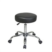 Office Star Pneumatic Drafting Chair Backless Stool with Vinyl Seat