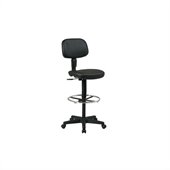 Office Star Sculptured Seat and Back Vinyl Drafting Chair 