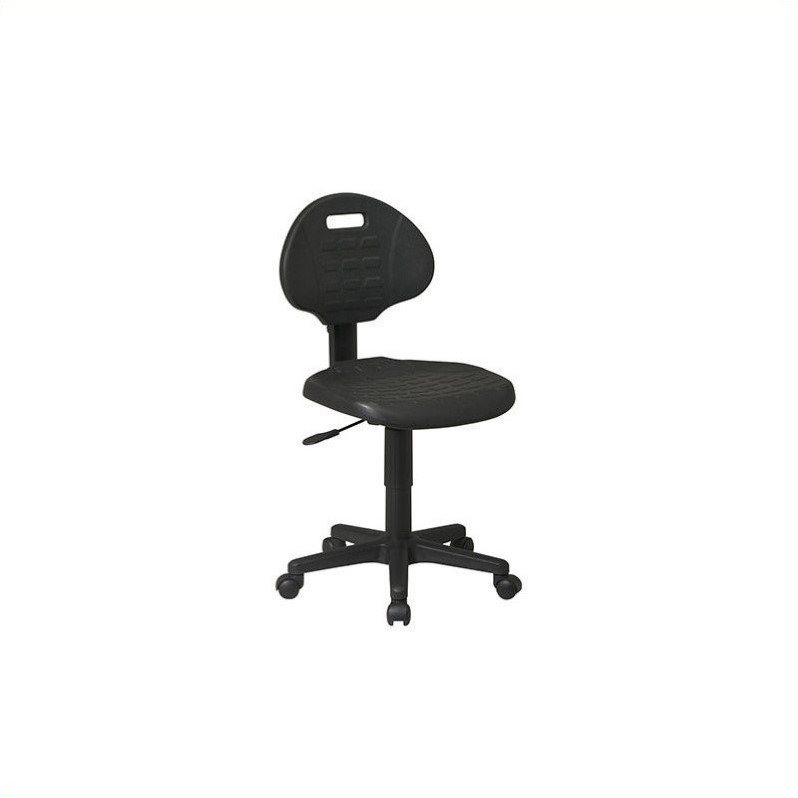 Office Star KH520 Black Self-Skinned Urethane Task Chair