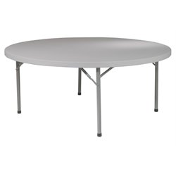 Office Star 71 in. Round Resin Multi Purpose Table