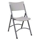 Office Star Resin Chair with Grey Frame (4 Pack)