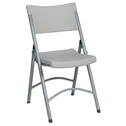 Office Star Resin Chair with Silver Frame (4 Pack)