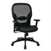 Office Star 24 Series Breathable Mesh Back Office Chair in Black