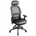 Office Star SPACE Deluxe Matrex Back Executive Office Chair with Leather Seat
