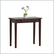 ADD TO YOUR SET: Office Star Tucson Foyer Table in Dark Espresso