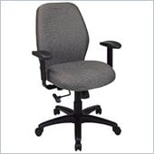 Office Star Work Smart 2-to-1 Synchro Tilt Managers Chair with Adjustable Padded Arms