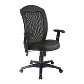 Office Star Black Screen Back Desk Office Chair