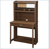 Office Star Alden Workstation in Light Old Wood Finish