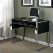 Office Star Elara Computer Desk with Reversible Silver/Black Top