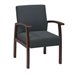 Office Star WD Deluxe Guest Chair in Cherry and Charcoal