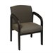 Office Star WD Wood Visitor Guest Chair in Taupe and Espresso