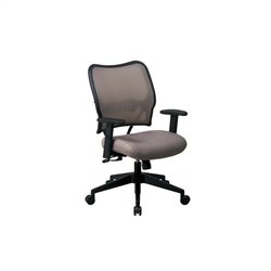 Office Star SPACE 40 Deluxe VeraFlex Office Chair with Fabric Seat (Latte)