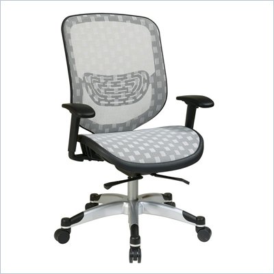 Office Star White DuraGrid Seat & Back Chair