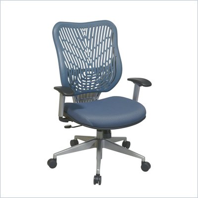 Office Star SPACE EPICC SpaceFlex Back Executive Chair in Blue Mist