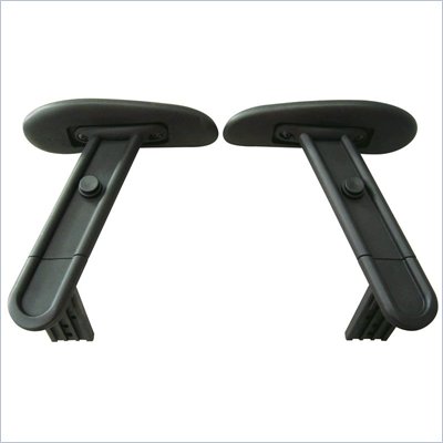 Office Star Adjustable Arms in Black (Fits Chair 13-37N20D Only)