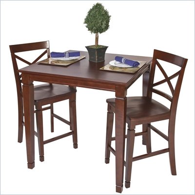 Office Star Concord Pub Table in Merlot