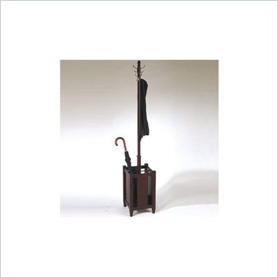 Office Star Espresso Coat Rack