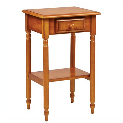 Office Star Knob Hill End Table in Antique Cherry