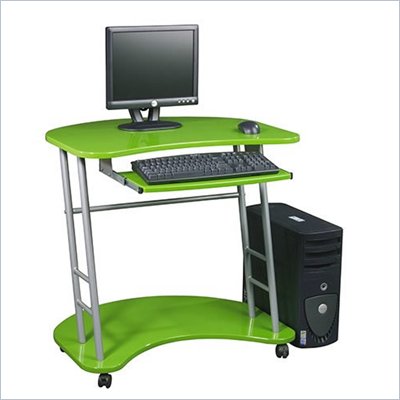 Office Star Kool Kolor Metal Computer Desk in Green 