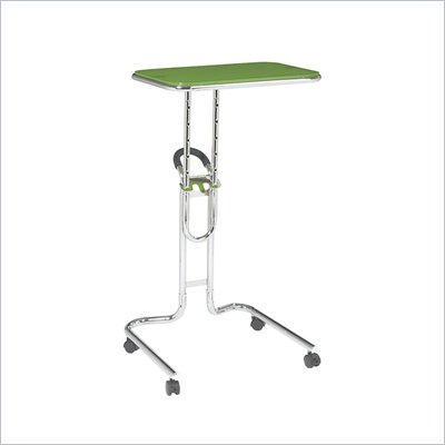 Office Star Lucent Laptop Stand in Green Glass