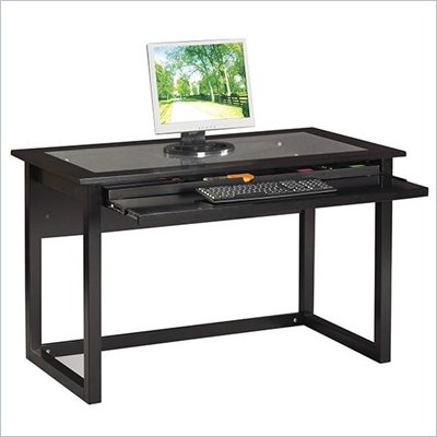Office Star Meridian Computer Desk in Black
