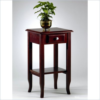 Office Star Merlot Small End Table with Drawer