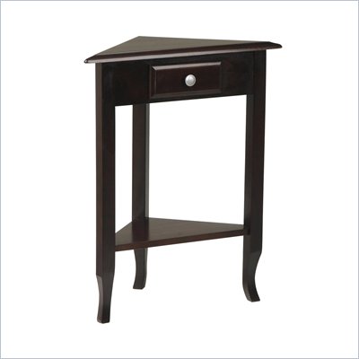 Office Star Merlot Corner Table