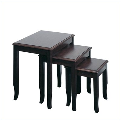 Office Star Merlot 3 Pc. Nesting Tables