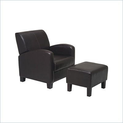 Office Star Metro Chair with Ottoman